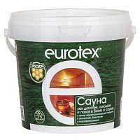 Eurotex/ Евротекс Сауна лак для стен в саунах акриловый