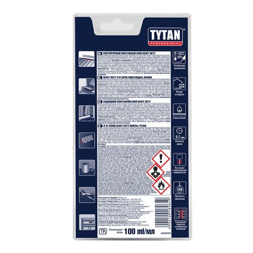 Tytan Professional Heavy Duty / Титан Хави Дьюти клей монтажный фото 6