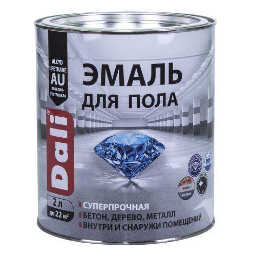 Dali / Дали Эмаль для пола алкидно-уретановая моющаяся фото 5