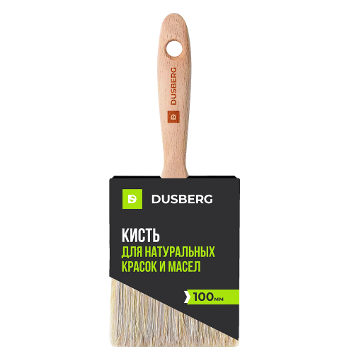 DUSBERG / ДЮСБЕРГ кисть малярная универсальная, синтетический ворс, деревянная ручка