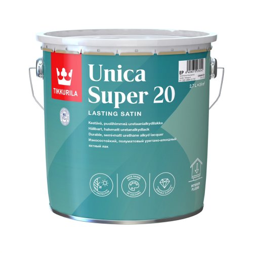 Tikkurila Unica Super 20 / Тиккурила Уника Супер яхтный лак полуматовый