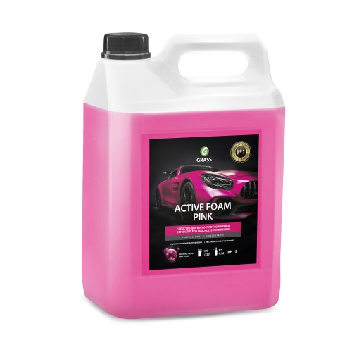 Активная пена Grass Active foam pink для бесконтактной мойки 1 л
