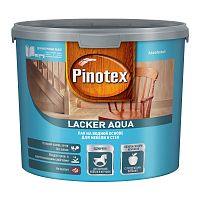 Pinotex Lacker Aqua 10 / Пинотекс Аква Лак на водной основе для стен и мебели матовый