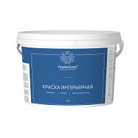 Краска интерьерная MasterGood, акриловая, матовая, белая