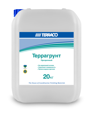 Terraco Terragrunt / Террако Террагрунт глубокопроникающий универсальный грунт, прозрачный