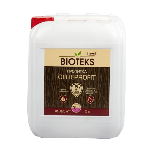 Bioteks ОгнеProfit / Биотекс Огнепрофит пропитка огнезащитная 1 группа с индикатором