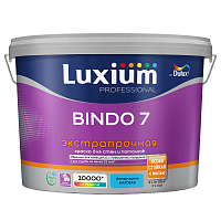 LUXIUM (DULUX) BINDO 7 / ЛЮКСИУМ БИНДО 7 ЭКСТРАПРОЧНАЯ краска для стен и потолков