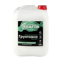 Грунтовка проникающая водно-дисперсионная, для внутренних работ Krafor