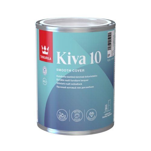 Tikkurila Kiva 10 / Тиккурила Кива лак для мебели полуматовый
