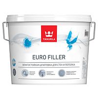 Tikkurila Euro Filler / Тиккурила Евро Филлер шпатлевка влагостойкая для стен и потолков