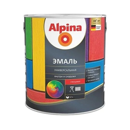 Alpina / Альпина эмаль универсальная алкидная