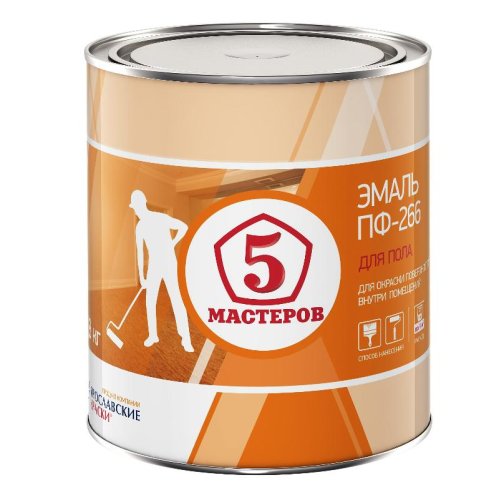 Пять Мастеров эмаль для пола ПФ 266