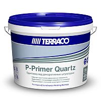 TERRACO P-Primer Quartz кварц-грунт адгезионный под декоративные штукатурки  (16кг)