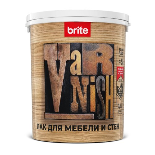 BRITE FLEXX / БРАЙТ ФЛЕКС лак для мебели и стен гибридный акрил-уретановый фото 2