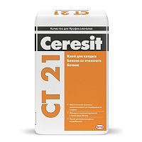 Ceresit CT 21 / Церезит клей на цементной основе для кладки блоков
