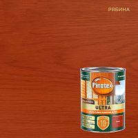 PINOTEX ULTRA лазурь защитная влагостойкая для защиты древесины до 10 лет рябина (0,9л) new