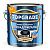 TOPGRADE (HAMMERITE) / ТОПГРЕЙД краска для металла 3в1 гладкая прямо на ржавчину глянцевая, RAL9005 черный, 2л