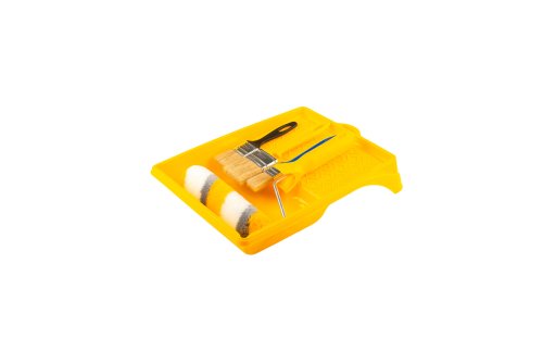 АКОР РУССКИЙ МАЛЯР малярный набор валик+ванночка+кисти 3 шт фото 2