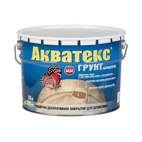 Грунт-антисептик для дерева Акватекс, 0,8 л
