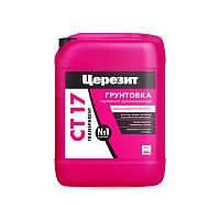 ЦЕРЕЗИТ CT 17 TRANSPARENT грунтовка глубокого проникновения для наружных и внутренних работ