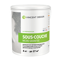 Vincent Decor Sous Couche Micro granitee / Винсент Со Куш  Микро Гранит грунт под штукатурку