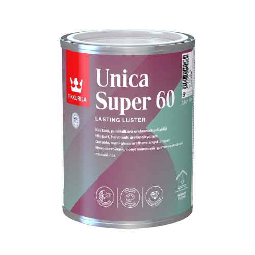 Tikkurila Unica Super 60 / Тиккурила Уника Супер яхтный лак полуглянцевый