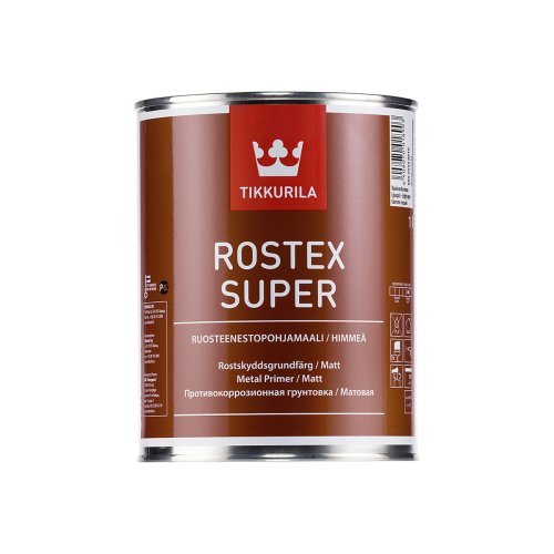 Tikkurila Rostex Super / Тиккурила Ростекс Супер грунт антикоррозийный