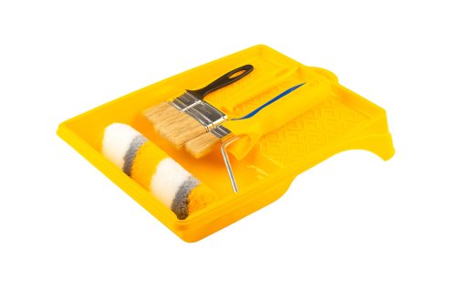 АКОР РУССКИЙ МАЛЯР малярный набор валик+ванночка+кисти 3 шт