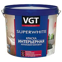 VGT SUPERWHITE / ВГТ ВД-АК-2180 краска интерьерная для стен и потолков