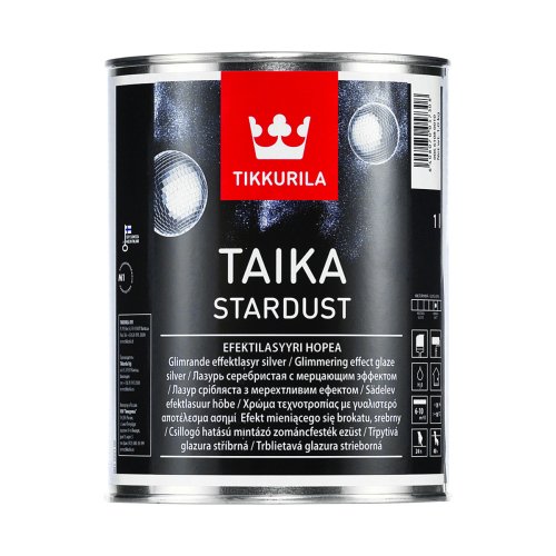 Tikkurila Taika Stardust / ТиккурилаТайка Стардаст лазурь с мерцающим эффектом