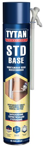 TYTAN PROFESSIONAL STD BASE / ТИТАН ПРОФЕШИОНАЛ СТД БЭЙС пена монтажная всесезонная фото 2