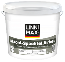 LINNIMAX AKKORD-SPACHTEL AIRLESS / ЛИННИМАКС АККОРД-ШПАХТЕЛЬ АЙРЛЕСС шпатлевка финишная акриловая