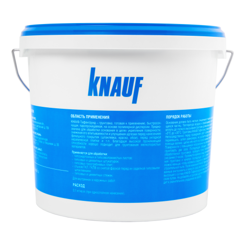 KNAUF TIEFENGRUND / КНАУФ ТИФЕНГРУНД грунтовка укрепляющая глубокого проникновения фото 5