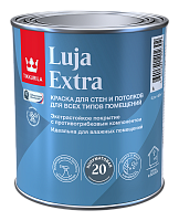 TIKKURILA LUJA EXTRA 20 / ТИККУРИЛА ЛУЯ ЭКСТРА 20 полуматовая, влагостойкая краска 