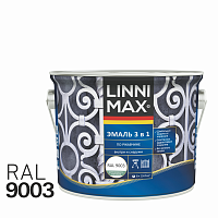 LINNIMAX / ЛИННИМАКС эмаль алкидно-уретановая по ржавчине 3 в 1 для наружных и внутренних работ