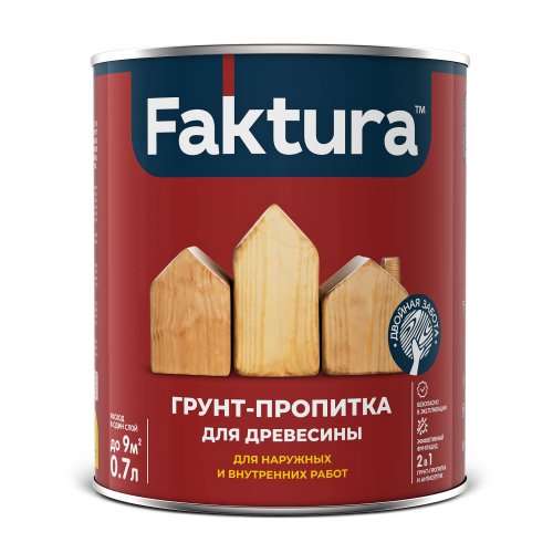 Faktura / Фактура грунт пропитка для дерева с защитой от биопоражений