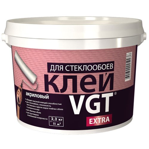 VGT EXTRA / ВГТ ЭКСТРА клей акриловый для стеклообоев готовый к применению