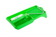 АКОР набор малярный для работ по дереву 2 в 1 мини-валик + ванночка