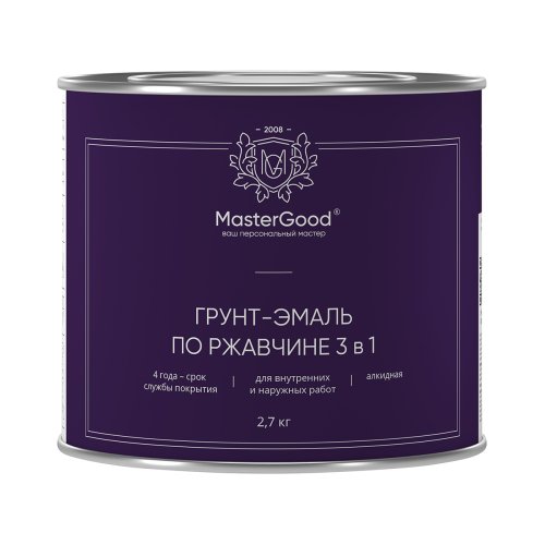 Грунт-эмаль по ржавчине 3 в 1 MasterGood