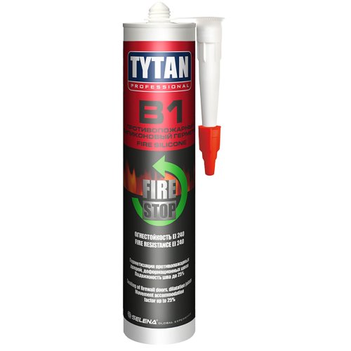 TYTAN PROFESSIONAL B1 / ТИТАН ПРОФЕШИОНАЛ герметик силиконовый, противопожарный