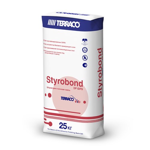 TERRACO STYROBOND DP EIFS / ТЕРРАКО СТАРОБОНД ДП АЙФС состав армирующий, штукатурный