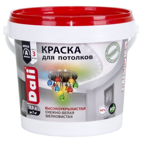 Dali / Дали краска для потолков акриловая глубокоматовая фото 8