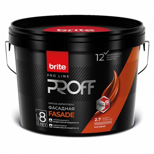 Brite Professional Ti Pure Quality / Брайт профессиональная краска для минеральных фасадов