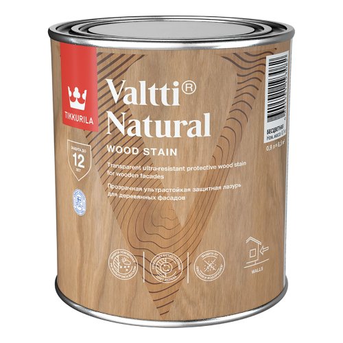 Tikkurila Valtti Natural / Тиккурила Валтти Натурал ультрастойкая лазурь с прозрачным покрытием