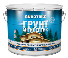 АКВАТЕКС грунт-антисептик защитный состав для древесины невымываемый алкидный