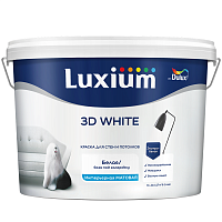 DULUX 3D WHITE / ДЮЛАКС 3Д ВАЙТ краска для стен и потолков ослепительно белая