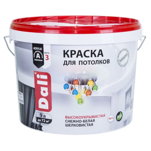 Dali / Дали краска для потолков акриловая глубокоматовая фото 10