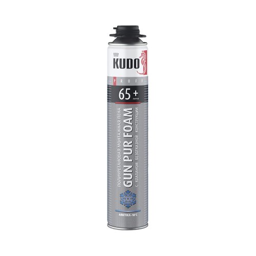 Пена монтажная профессиональная Kudo Absolut Proff 65+ Arktica, зимняя, 1000 мл