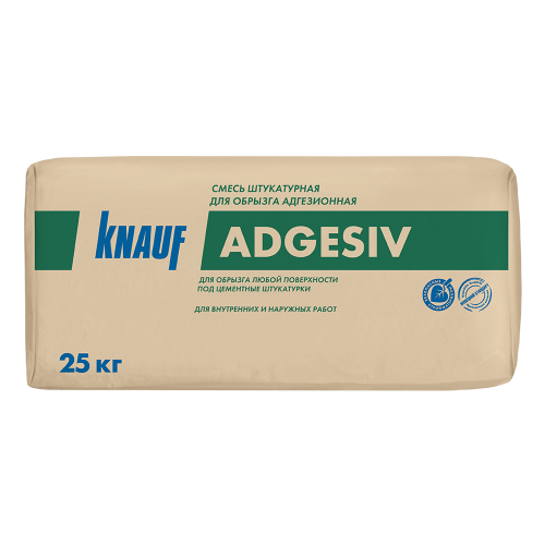 KNAUF ADGESIV / КНАУФ АДГЕЗИВ штукатурка цементная для обрызга адгезионная фото 2