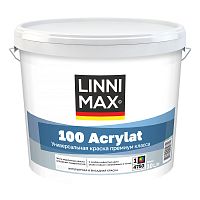 LINNIMAX 100 ACRYLAT / ЛИННИМАКС 100 АКРИЛАТ краска для фасадов и интерьеров акриловая износостойкая